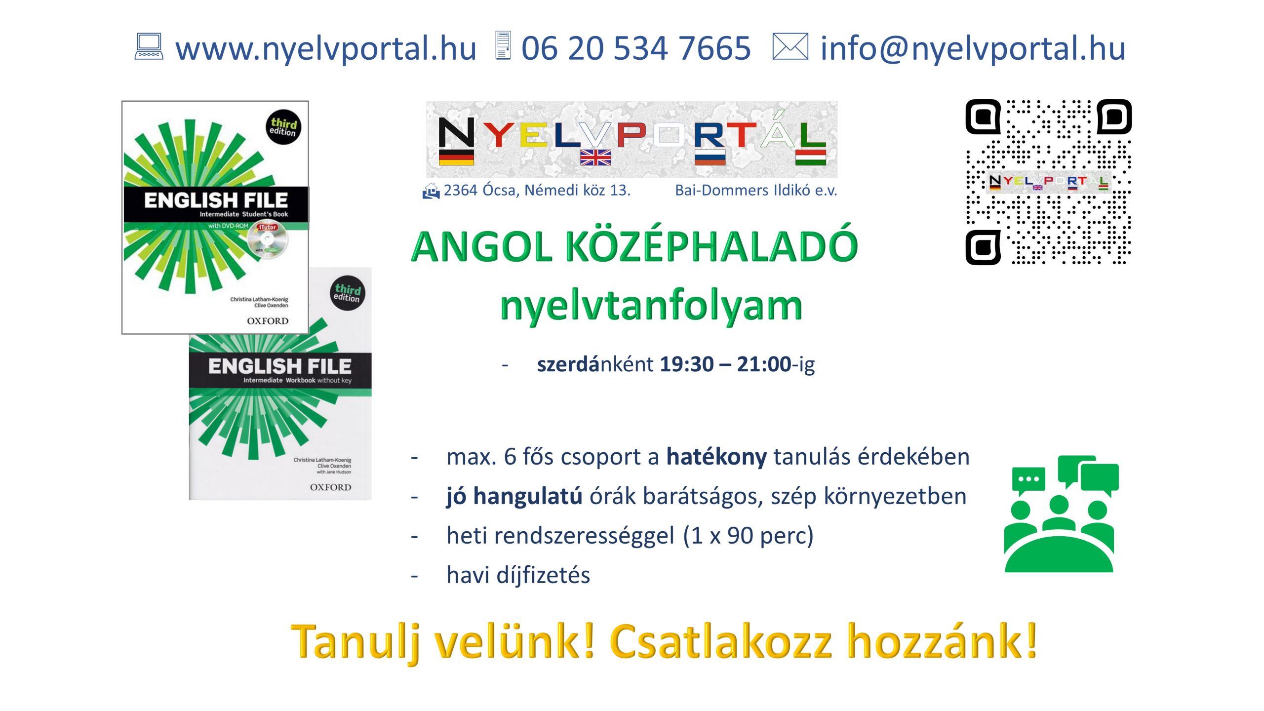 Angol középhaladó 2023-02-17